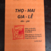 Thọ Mai Gia Lễ Dẫn Giải