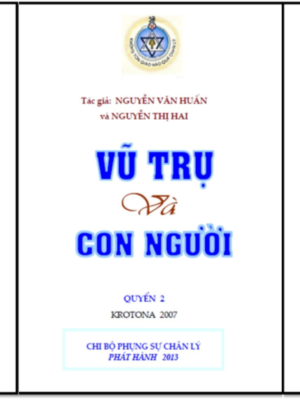 Thông Thiên Học: Vũ Trụ Và Con Người