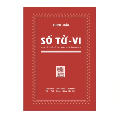 Số Tử Vi – Chiêu Đẩu – XB 1931