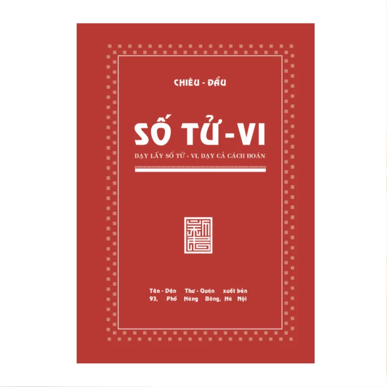 Số Tử Vi – Chiêu Đẩu – XB 1931