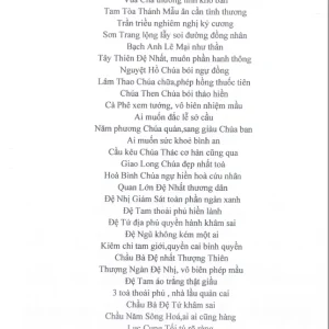 Tam Phủ Công Đồng Tứ Phủ Vạn Linh