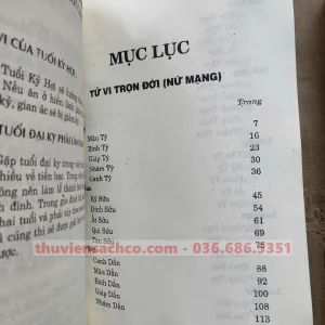 Tử Vi Trọn Đời (Nam Mạng – Nữ Mạng)