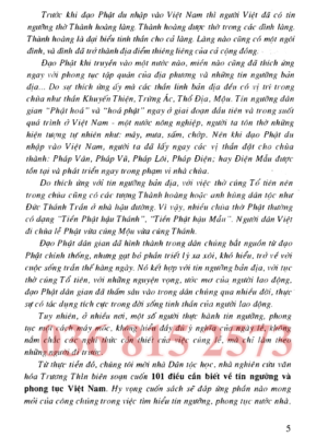 101 điều nên biết về phong tục Việt Nam