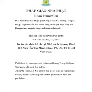 Pháp Giáo Nhà Phật (Đoàn Trung Còn)