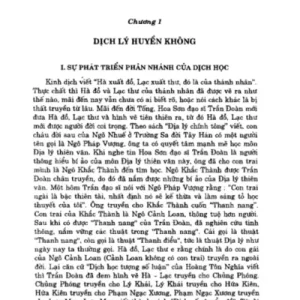 Tìm Hiểu Cổ Dịch Huyền Không Học