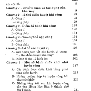 12 Thủ Điểm Huyệt Khí Công Phòng Và Chữa Bệnh – Lý Hán Minh