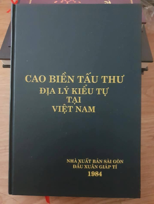 Cao Biền Tấu Thư Địa Lý Kiểu Tự