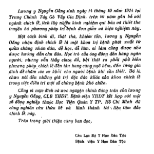 Chích Lể Rất Hay Dễ Học Dễ Làm – Lương y Nguyễn Oắng