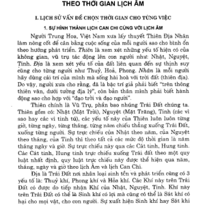 Chọn Việc Theo Lịch Âm – Bảo Khố – NXB Thanh Hóa