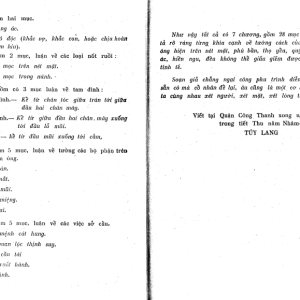 Coi Tướng Đàn Ông - Túy Lang