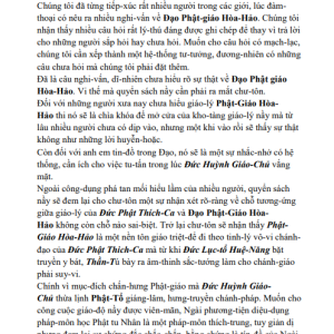 Để Hiểu Phật Giáo Hòa Hảo