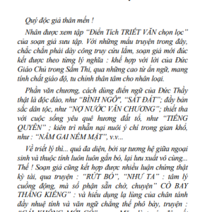 Điển Tích Triết Văn Phật Giáo Hòa Hảo