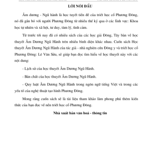 Học Thuyết Âm Dương Ngũ Hành – Lê Văn Sửu