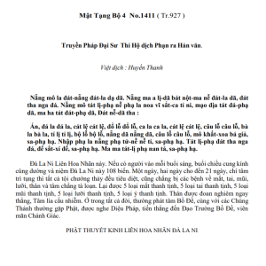 Mật Tạng Phật Giáo Việt Nam