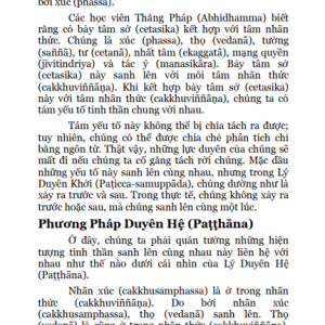 Phân Tích Duyên Khởi Theo Duyên Hệ