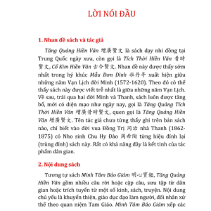 Tăng Quảng Hiền Văn – Tinh Hoa Xử Thế