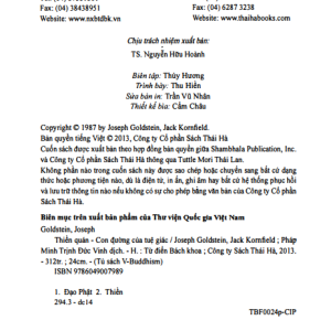 Thiền Quán Con Đường Của Tuệ Giác