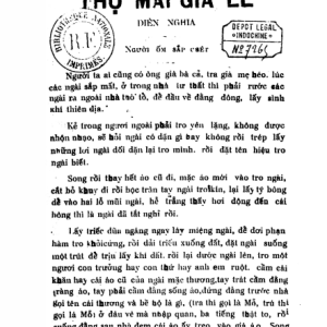 Thọ Mai Gia Lễ Diễn Nghĩa