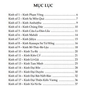 Tóm Tắt Kinh Trường Bộ