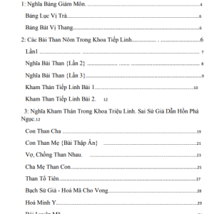 Tổng Hợp Văn Than Nôm