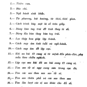 Tử Vi Đẩu Số Thực Hành