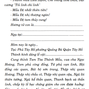 Văn Khấn Nôm Truyền Thống