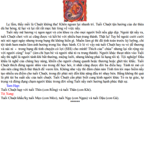 Tử Vi 12 Con Giáp