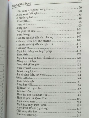 Nghi lễ bách sự nhật dụng