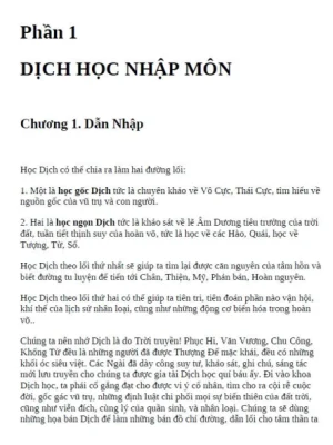 Dịch kinh đại toàn trọn bộ